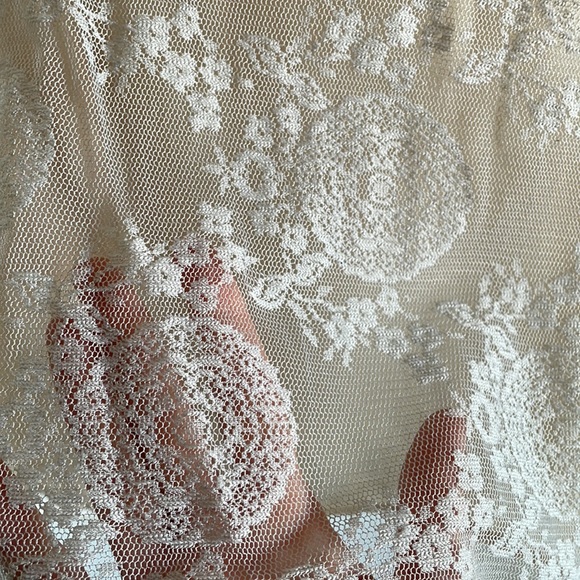 Costa Blanca Sheer & Lace Crop - Picture 6 of 7